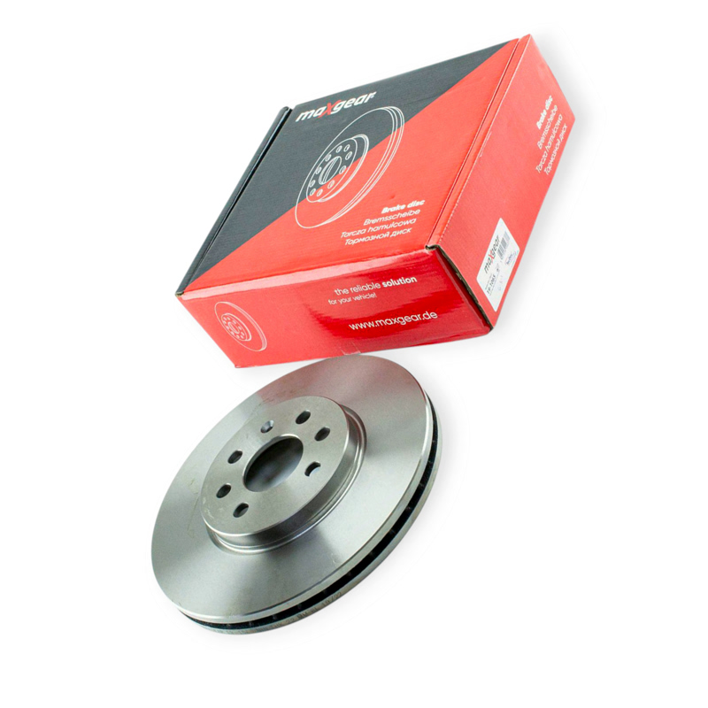Диск тормозной Opel Astra H, Combo (2001-) передний (280mm25mm) MAXGEAR