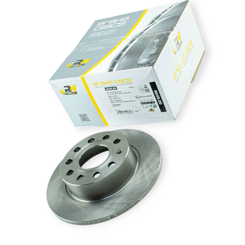 Диск тормозной Volkswagen Caddy III (2004-), Skoda Octavia (2003-) задний (255mmx10mm) ROADHOUSE