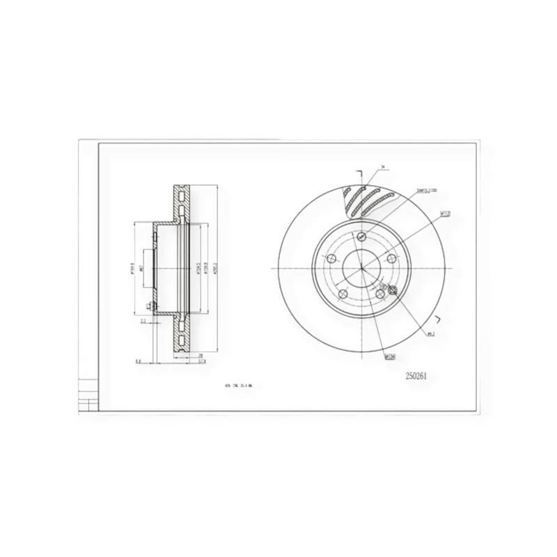 Диск тормозной Mercedes-Benz E-Class (W211, 212) передний (d295x28mm) HART