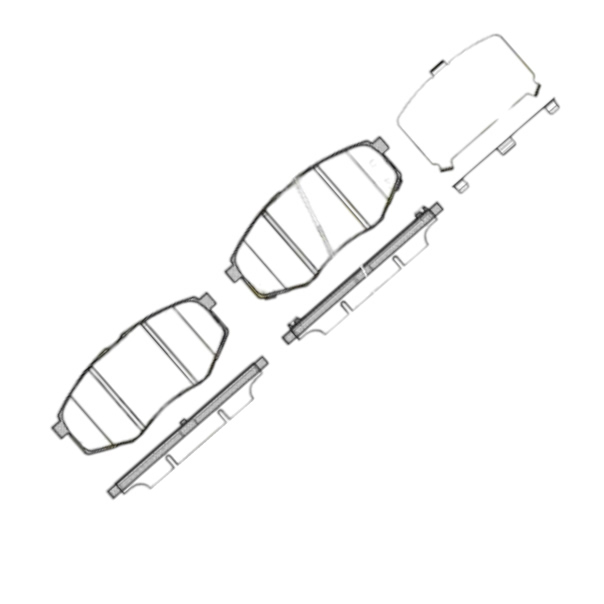 Колодки тормозные Hyundai Tucson, iX20, iX35 (2004-) передние ROADHOUSE