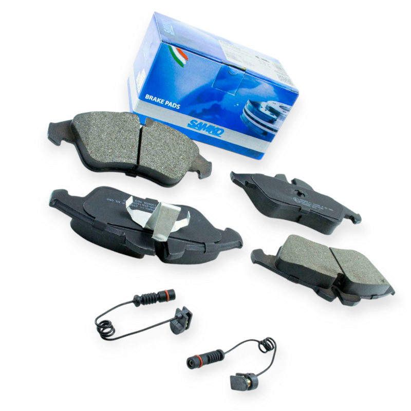 Колодки тормозные Mercedes-Benz Sprinter-Volkswagen LT (1995-2006) передние (5SP1304) (система ATE) (c датчиком) SAMKO