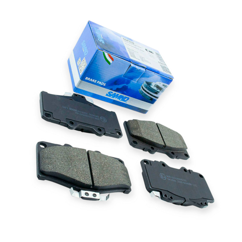 Колодки тормозные Toyota Land Cruiser, 4Runner, Hilux (1983-2005), Great Wall Safe (2006-) передние SAMKO