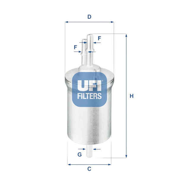 Фильтр топливный VAG (с регулятором давления) UFI