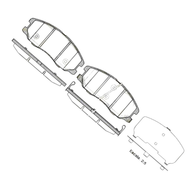 Колодки гальмівні Chevrolet Captiva, Opel Antara (2006-) передні ROADHOUSE