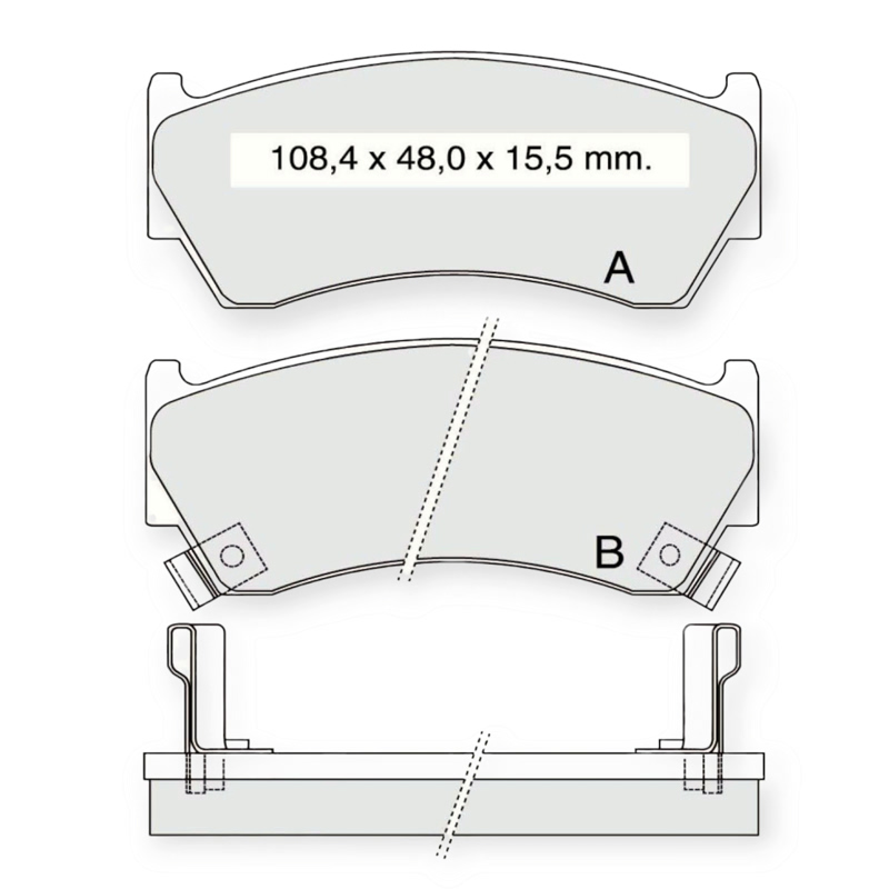 Колодки тормозные Nissan Almera N15 передние Dafmi-Intelli