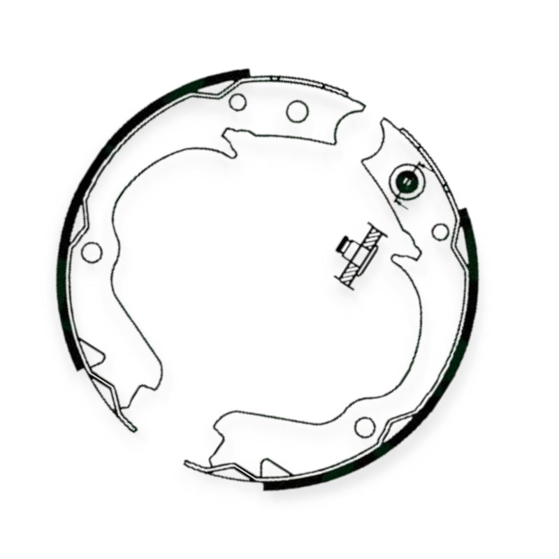 Колодки ручника Subaru Outback 03-09 (LPR)