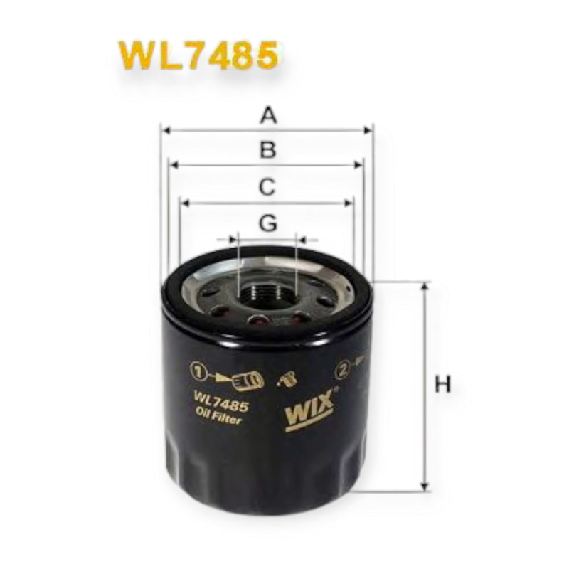 Фильтр масляный Suzuki Grant Vitara 3.2i 09- WIX FILTERS