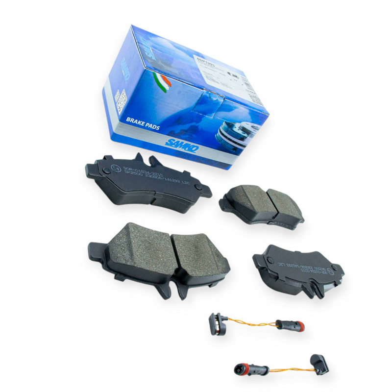Колодки тормозные Mercedes-Benz Sprinter-Volkswagen Crafter (2006-) задние, однокат. SAMKO