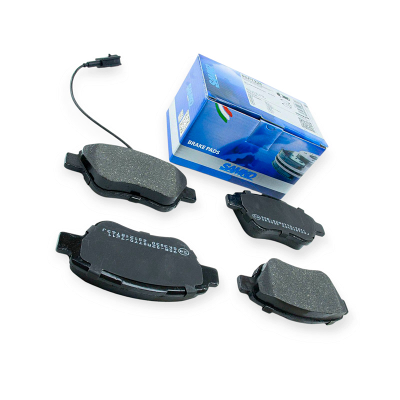 Колодки тормозные Fiat Doblo, Citroen Nemo, Peugeot Bipper (2008-) передние SAMKO
