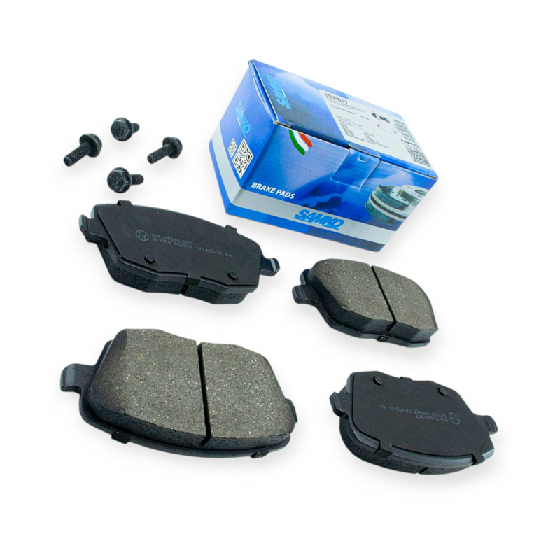 Колодки тормозные Volkswagen Polo, Skoda Fabia (2002-) передние SAMKO