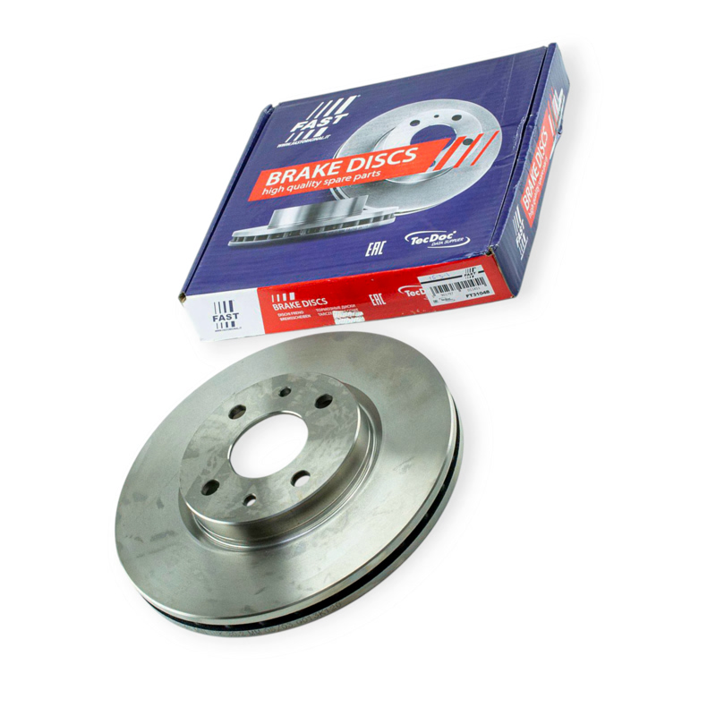 Диск тормозной Fiat Doblo (2001-), Qubo (2008-), Citroen Nemo (2008-) передний (257mm22mm) Fast