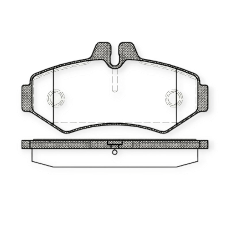 Колодки тормозные Mercedes-Benz Sprinter 308-316 - Volkswagen LT 35 (1998-2006) задние (система BOSCH) ROADHOUSE