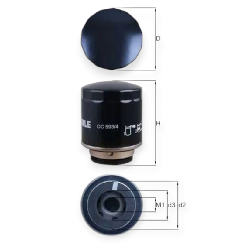 Фильтр масляный Volkswagen GROUP 1.2-1.4TSI MAHLE