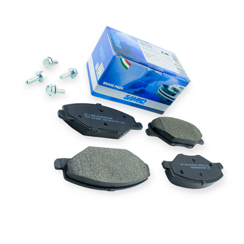 Колодки тормозные Volkswagen Polo (2010-), Skoda Fabia (2011-) передние SAMKO