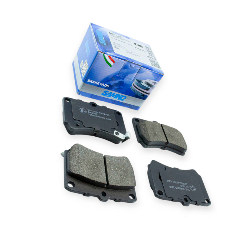Колодки тормозные Mazda 323, Kia Rio (-2002) передние SAMKO
