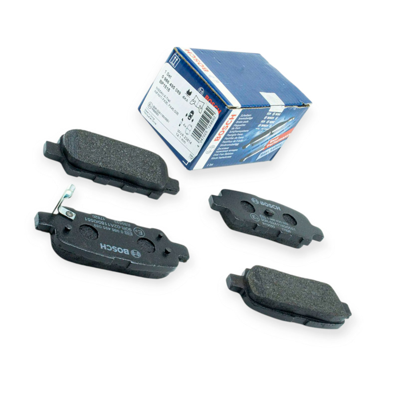 Колодки тормозные Nissan Rogue, Juke, Qashqai, X-Trail (T31), Infiniti EX, FX, G, Q50 задние BOSCH