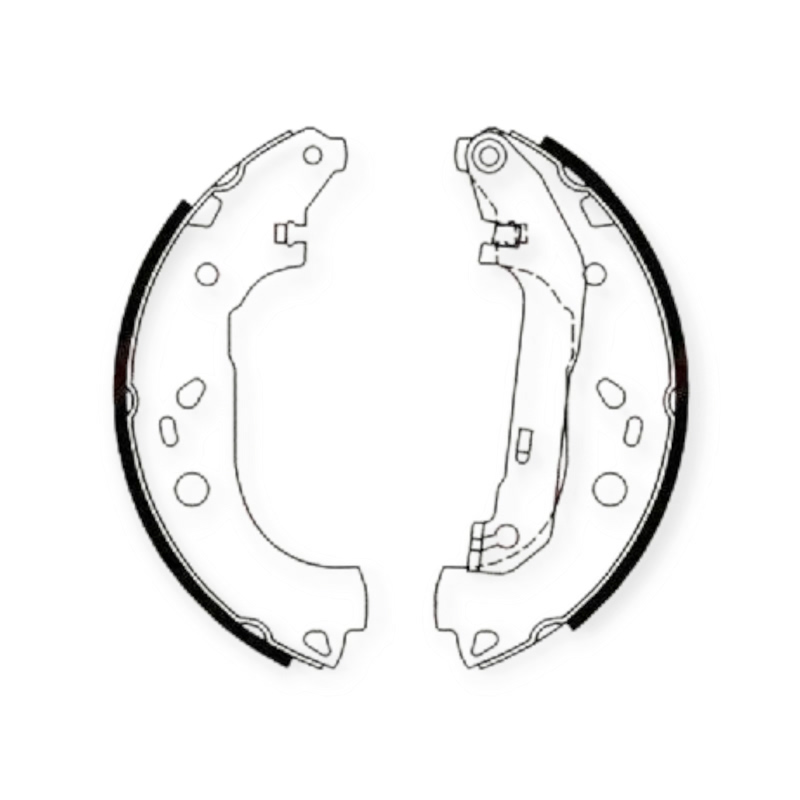 Колодки барабанные Ford Connect 02- (228.6x57) (ABE)