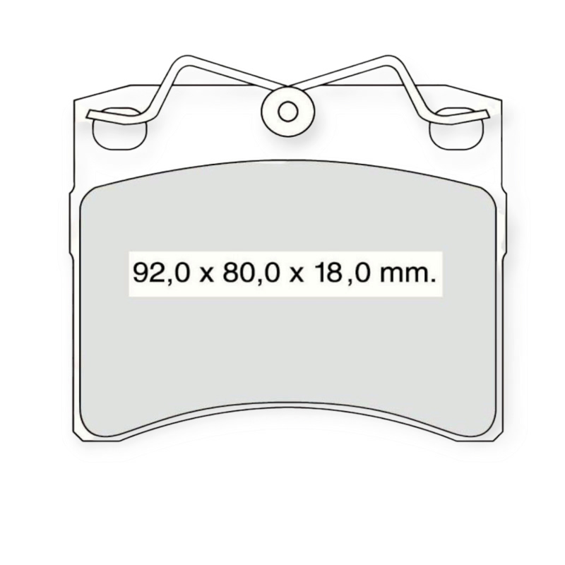 Колодки тормозные Volkswagen Т4 (1990-1996) передние (система TRW) Dafmi-Intelli