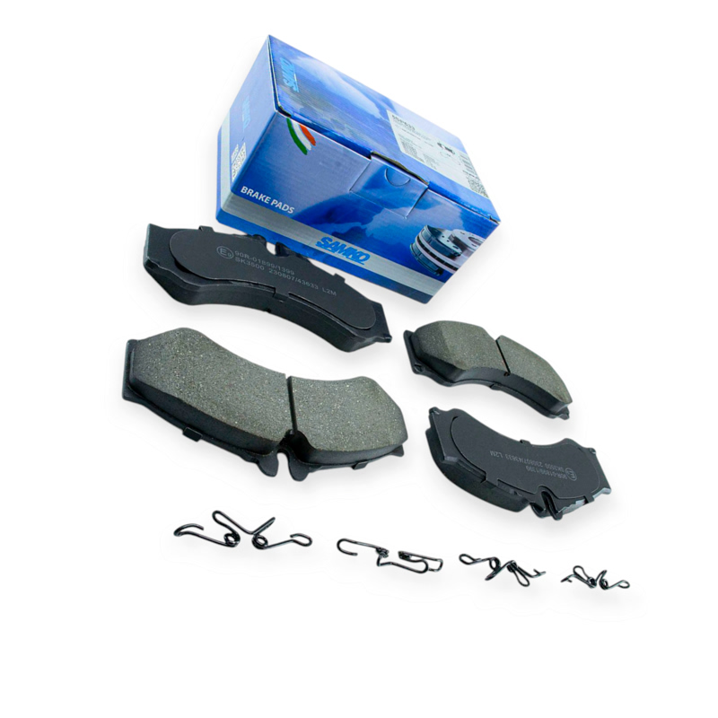 Колодки тормозные Mercedes-Benz Sprinter-Volkswagen LT (1995-2006) передние, задние, спарка SAMKO