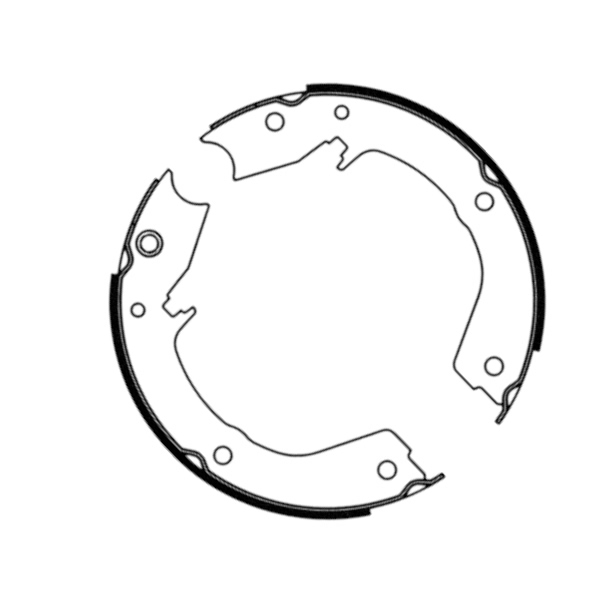 Колодки ручника Mitsubishi Pajero, Pajero Sport (d198x34mm) 00- (ABE)