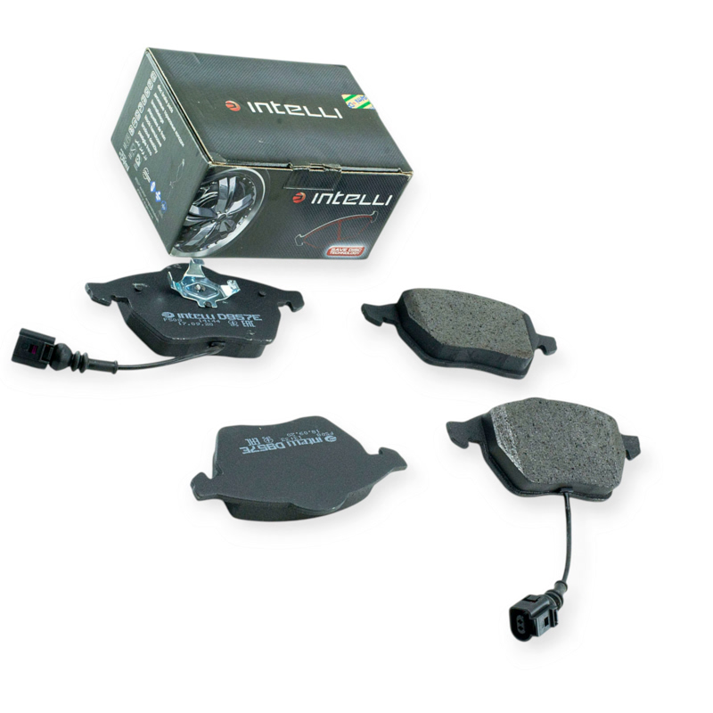 Колодки тормозные Audi A3 (1996-), Volkswagen Golf V (1999-), Octavia (2000-) 1.8T, 1.9TDI передние (c датчиком) Dafmi-Intelli