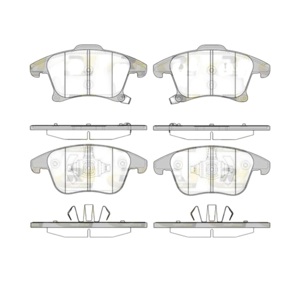 Колодки тормозные Ford Fusion USA, Galaxy III, Mondeo V, S-MAX передние ROADHOUSE