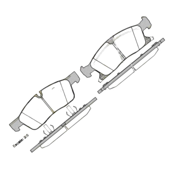 Колодки тормозные Jeep Grand Cherokee IV (2010-) передние ROADHOUSE