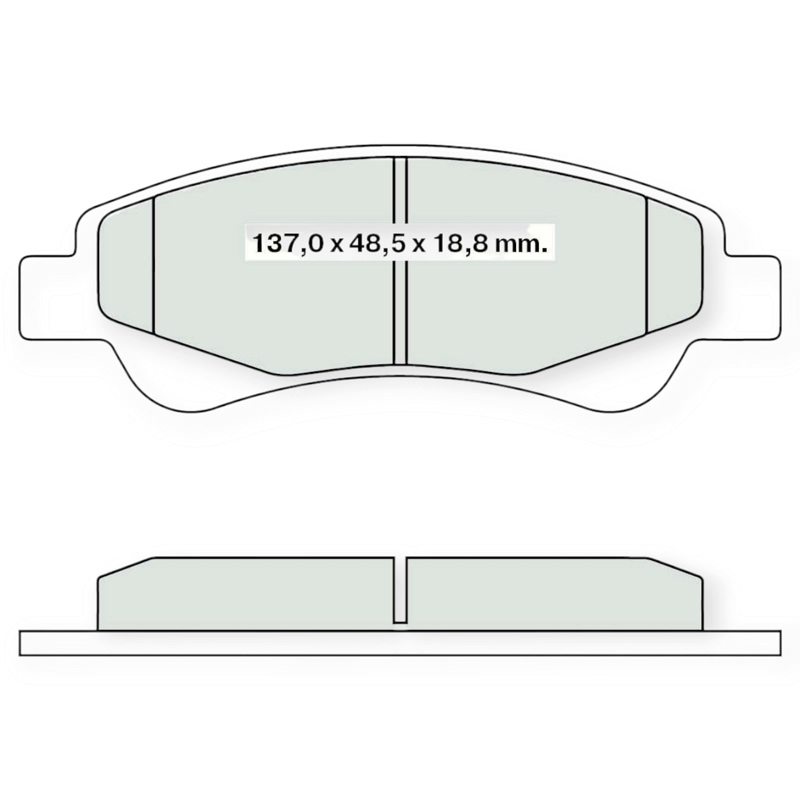 Колодки тормозные Fiat Ducato-Peugeot Boxer 2.0-3.0HDi (2006-) задние Dafmi-Intelli