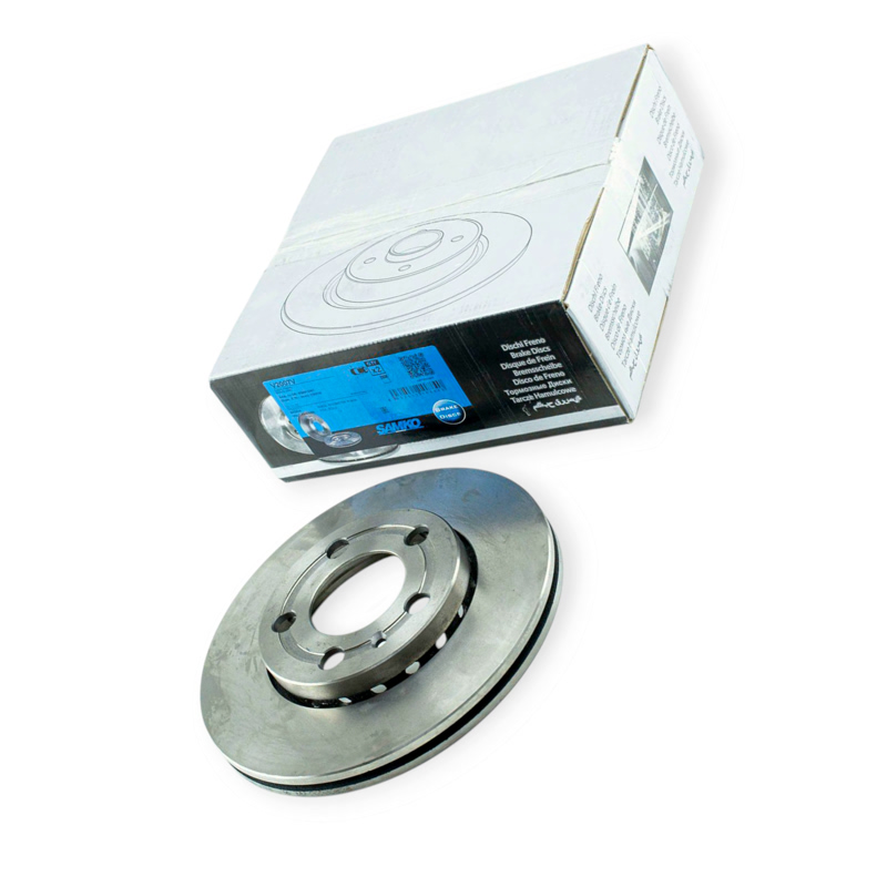Диск тормозной Volkswagen Polo, Skoda Fabia (2002-) передний (d239x18mm) SAMKO