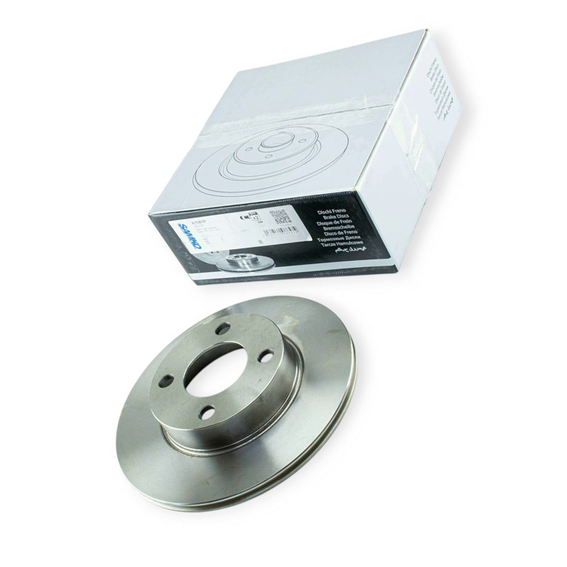 Диск тормозной Audi 80, 100 (1986-) передний (d256x13mm) SAMKO
