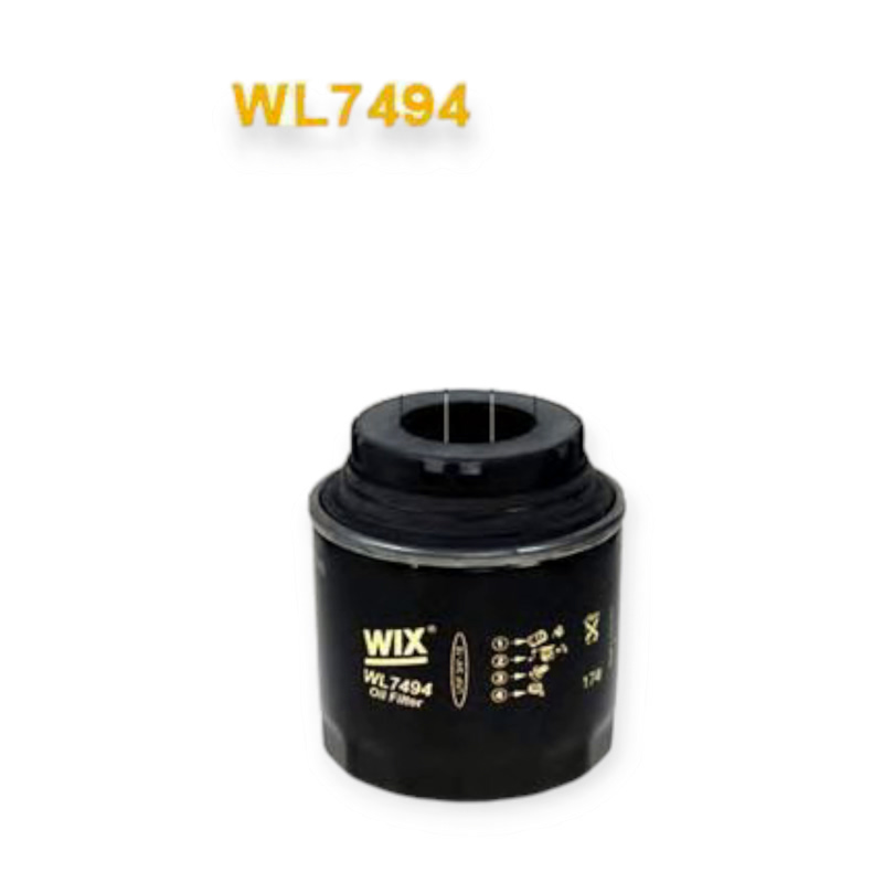 Фильтр масляный Volkswagen GROUP 1.2-1.4TSI 08- WIX FILTERS