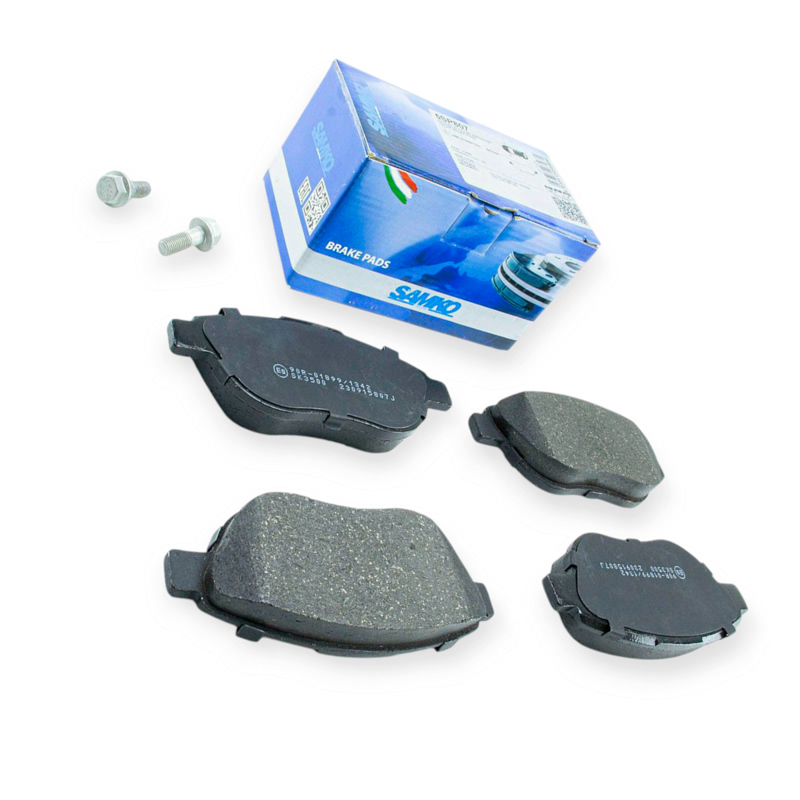 Колодки тормозные Peugeot 207, 307, Citroen C4 (2003-) передние SAMKO