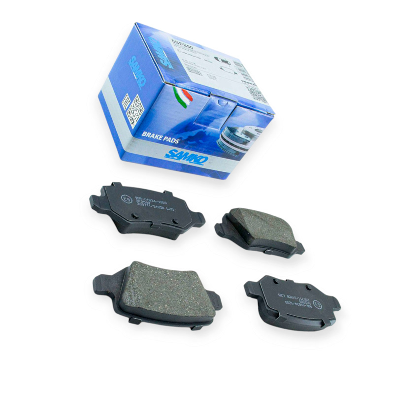 Колодки тормозные Mercedes-Benz A-class (W168, W169), B-class (W245) (1997-2012) задние (система TRW) SAMKO