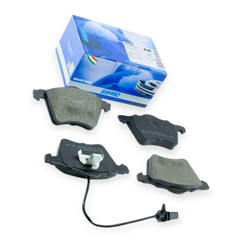 Колодки тормозные Volkswagen Т4 (1992-2003) передние R15 (с датчиком) SAMKO