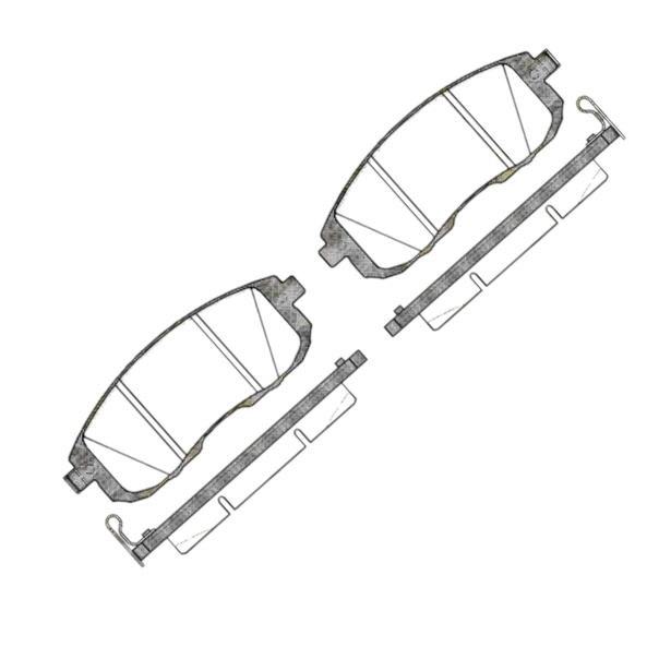 Колодки тормозные Dodge Neon, Chrysler Sebring (2000-) задние ROADHOUSE
