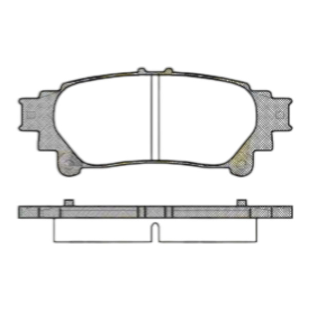 Колодки тормозные Toyota Highlander (2014-), Prius, Lexus GS, RC, RX (2012-) задние ROADHOUSE