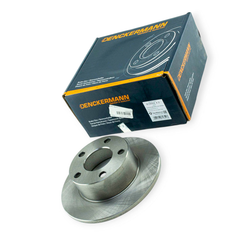 Диск тормозной Audi A6 C4, C5, Volkswagen Passat B5, Skoda Superb I задний (245mmx10mm) DENCKERMANN