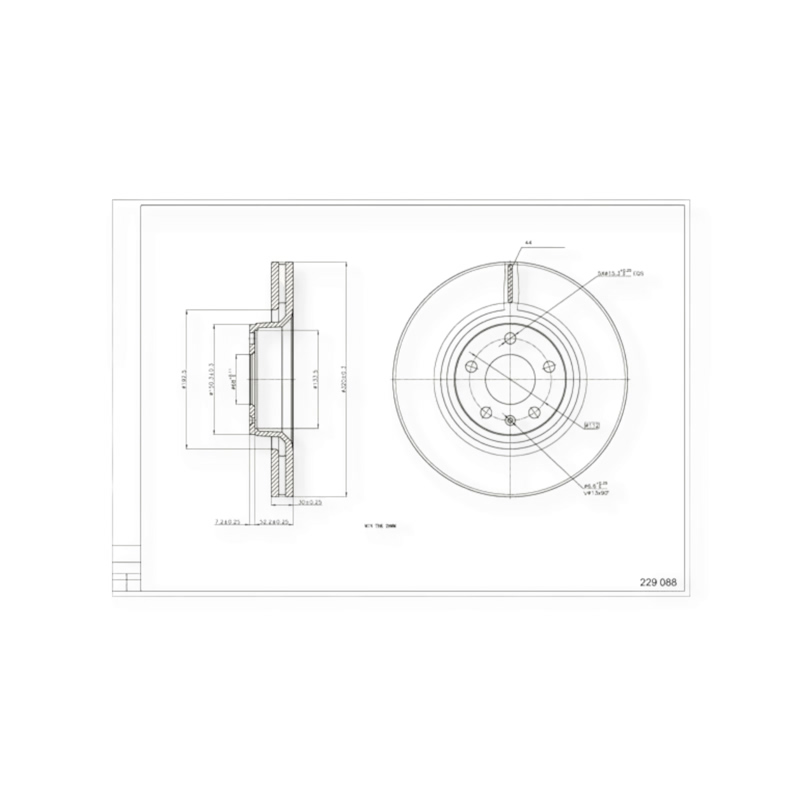 Диск тормозной Audi A6, A8 (2004-2011) передний (321x30) HART