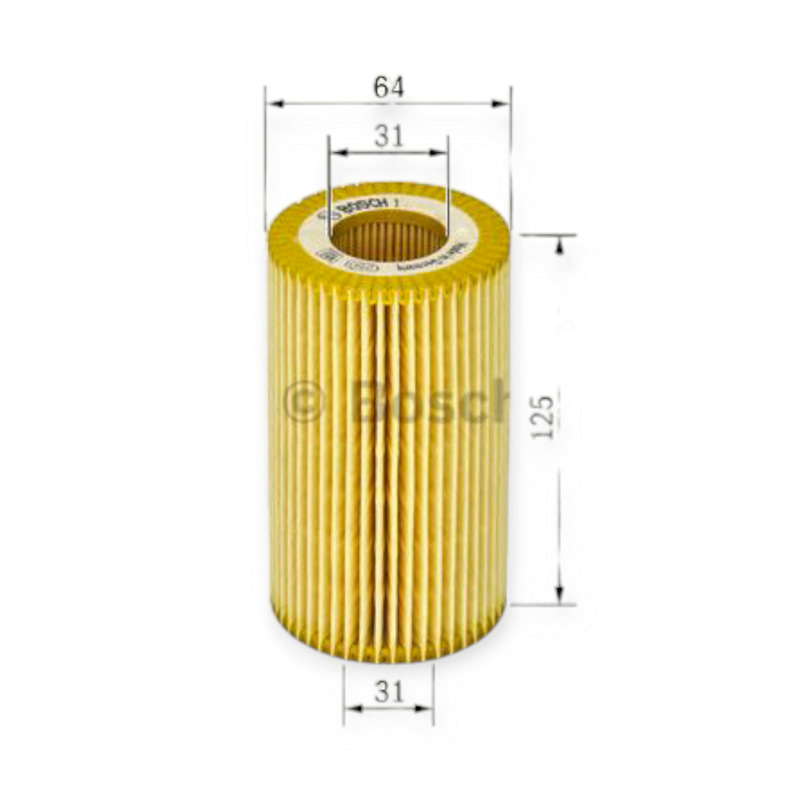 Фильтр масляный Volkswagen Passat B6, Golf V 2.0FSI, TSFI 05- BOSCH 256699
